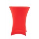 Nakładka elastyczna na stół koktajlowy 80x110 cm – czerwona