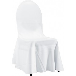 Pokrowiec na krzesło  VIP – biały