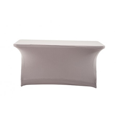 Nakładka elastyczna na stół prostokątny 150x75 cm–  szara
