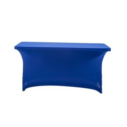Nakładka elastyczna na stół prostokątny 150x75 cm – niebieska