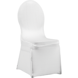 Pokrowiec elastyczny na krzesło  VIP – biały