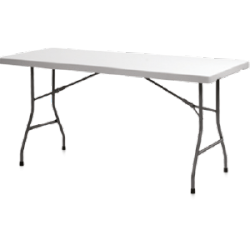 Stół prostokątny plastikowy 150x75 cm