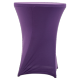 Nakładka elastyczna na stół koktajlowy 80x110 cm – fioletowa