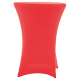 Nakładka elastyczna na stół koktajlowy 80x110 cm – czerwona