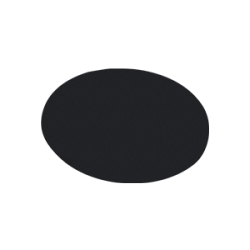 Nakładka - kapelusz na stół koktajlowy 80 cm - czarna