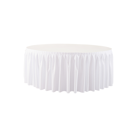 Skerting mat, przywieszka do stołu szwedzkiego 3 m - biały