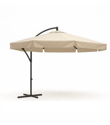 Parasol ogrodowy  kremowy o śr. 3 m