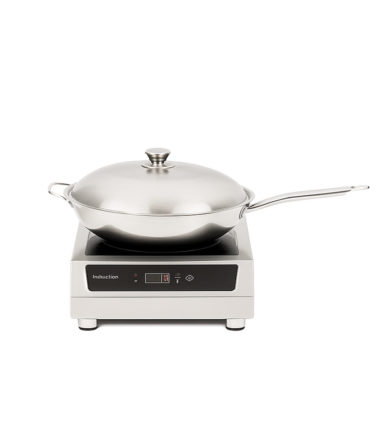 Wok indukcyjny – w zestawie patelnia Wok, 3,1kW/230V