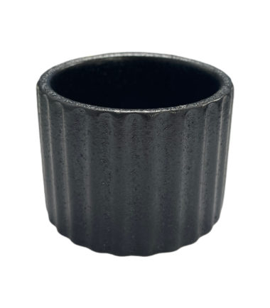 Finger food – Mini pucharek karbowany czarny